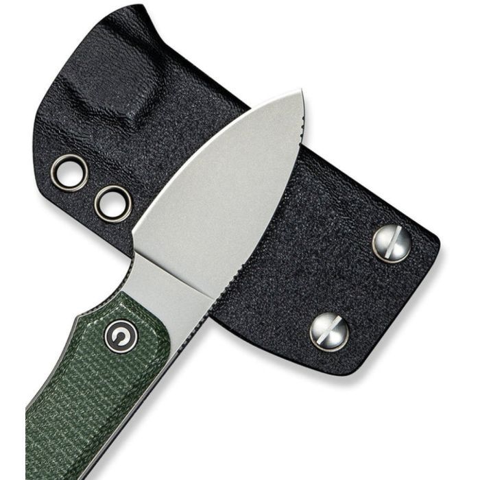Нож Civivi Baby Banter Fixed Blade, Green Micarta, Satin (C23045-2) изображение 8