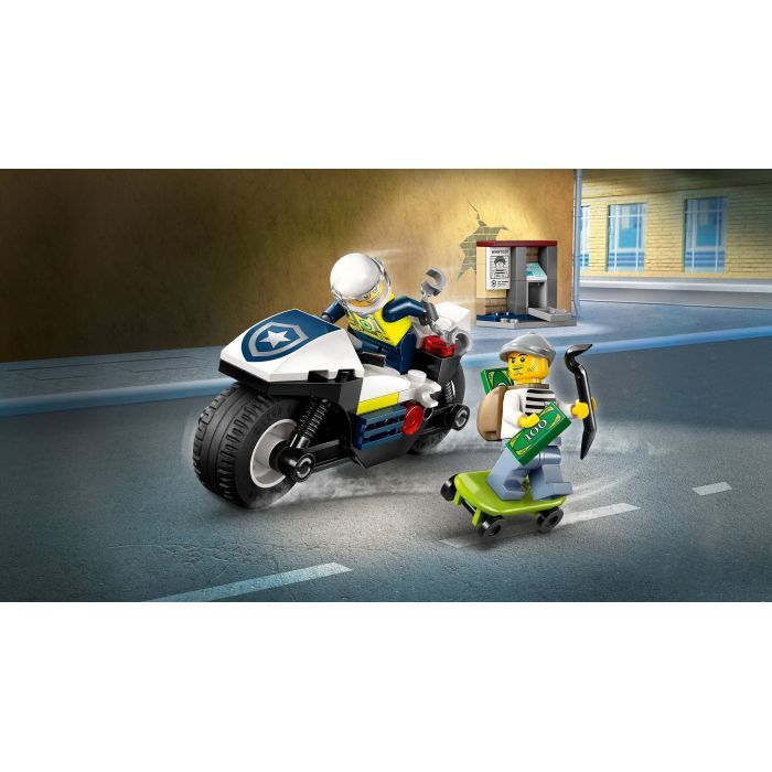 Конструктор LEGO City Переслідування на поліцейському мотоциклі (60455) зображення 10