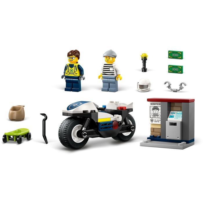 Конструктор LEGO City Переслідування на поліцейському мотоциклі (60455) зображення 5