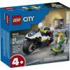 Конструктор LEGO City Переслідування на поліцейському мотоциклі (60455)