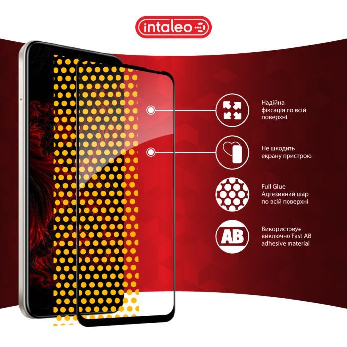 Стекло защитное Intaleo Full Glue Infinix Hot 50i Black (1283126607332) изображение 7