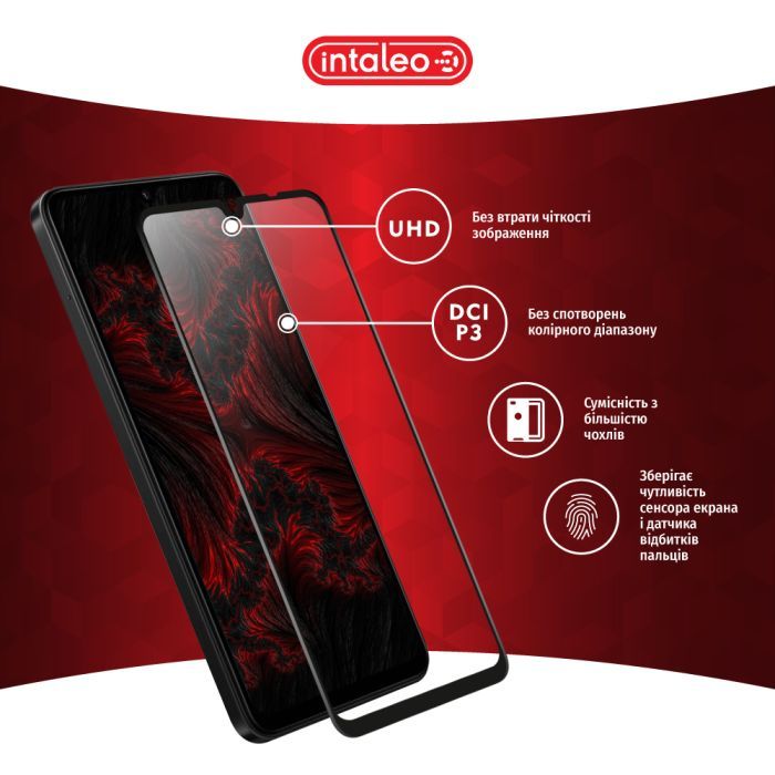 Скло захисне Intaleo Full Glue Xiaomi Poco C75 Black (1283126608001) зображення 4