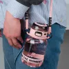 Поильник-непроливайка Kite 700 мл, рожево-сіра (K25-1218-3) изображение 6