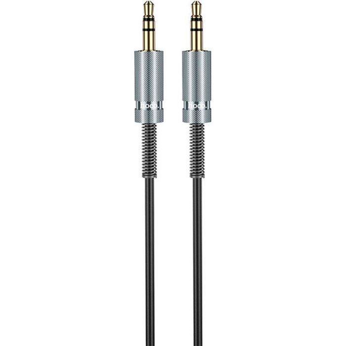 Кабель мультимедійний 3.5mm M to 3.5mm M 3.0m Black HOCO (6942007631235) зображення 2