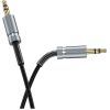 Кабель мультимедійний 3.5mm M to 3.5mm M 3.0m Black HOCO (6942007631235) зображення 3