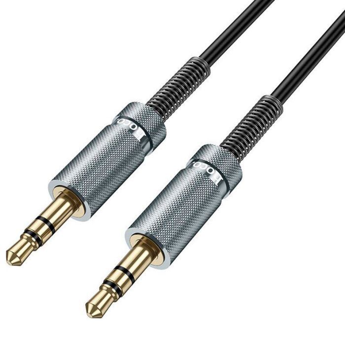 Кабель мультимедійний 3.5mm M to 3.5mm M 3.0m Black HOCO (6942007631235) зображення 4