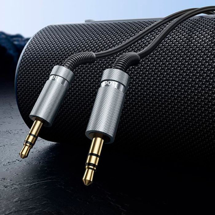 Кабель мультимедійний 3.5mm M to 3.5mm M 3.0m Black HOCO (6942007631235) зображення 7