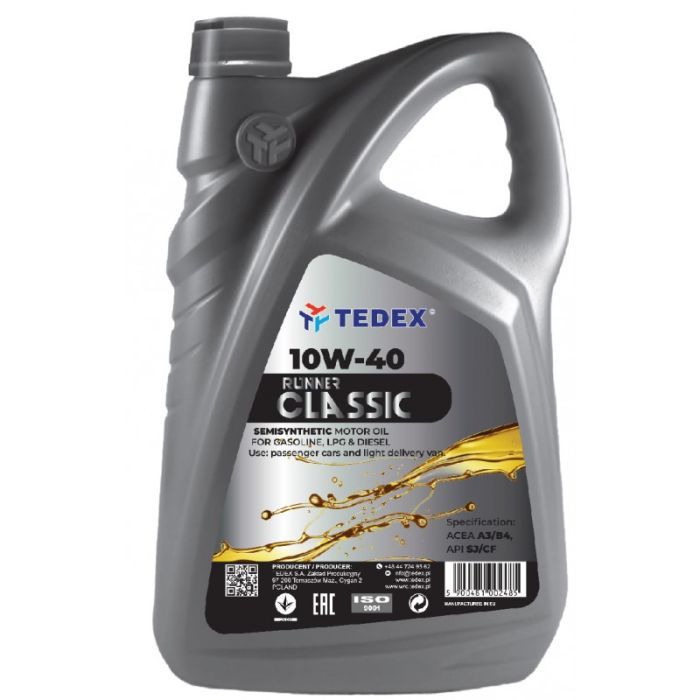 Моторное масло TEDEX RUNNER CLASSIC SJ/CF-4 10W40 1л