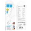 Дата кабель USB 2.0 AM to Lightning 1.0m Magic silicone X87 white HOCO (6931474783202) изображение 3