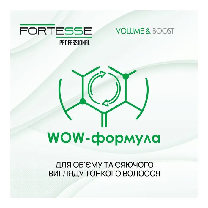 Шампунь Fortesse Professional Volume & Boost Для об'єму волосся 1000 мл (4820000306157) зображення 3