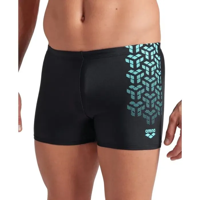 Плавки Arena Kikko V Swim Short 006703-508 чорний, зелений 80 (3468337491187) изображение 3