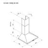 Вытяжка кухонная Pyramida KX 60 (1000) B WH изображение 7