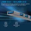 Концентратор Promate USB-C 4-in-1 порти Promate litehub-4.grey (litehub-4.grey) зображення 3