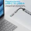 Концентратор Promate USB-C 4-in-1 порти Promate litehub-4.grey (litehub-4.grey) зображення 4
