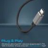 Концентратор Promate USB-C 4-in-1 порти Promate litehub-4.grey (litehub-4.grey) зображення 5