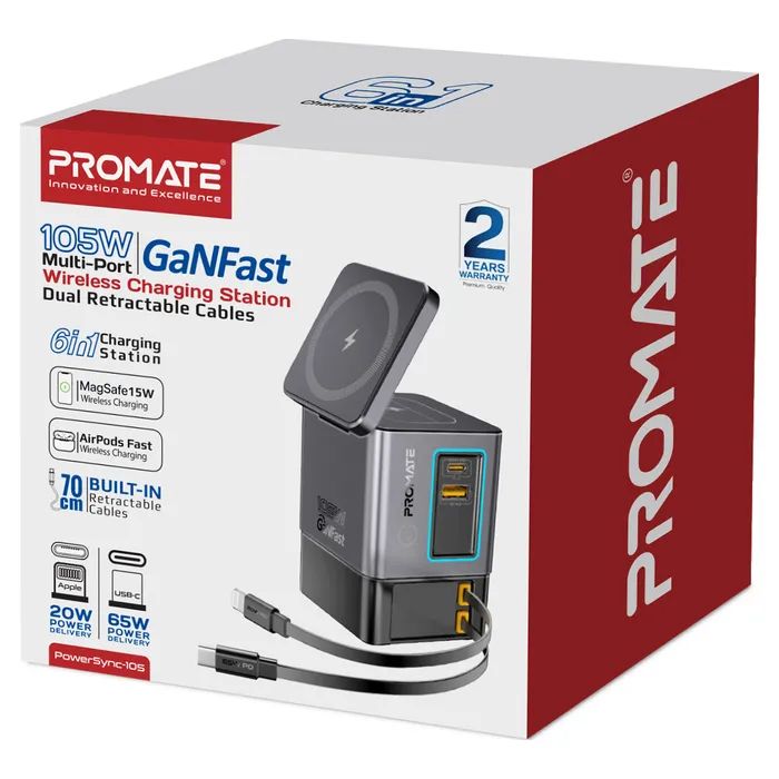 Зарядное устройство Promate wireless charger powersync-105 (powersync-105) изображение 9