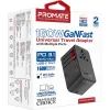 Зарядний пристрій Promate tripmate-gan160 3xUSB-C PD + USB-A QC 160W GaN Black (tripmate-gan160) зображення 8