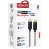 Кабель мультимедийный DisplayPort M to DisplayPort M 2.0m V1.4 black Promate (dplink-200.black) изображение 2