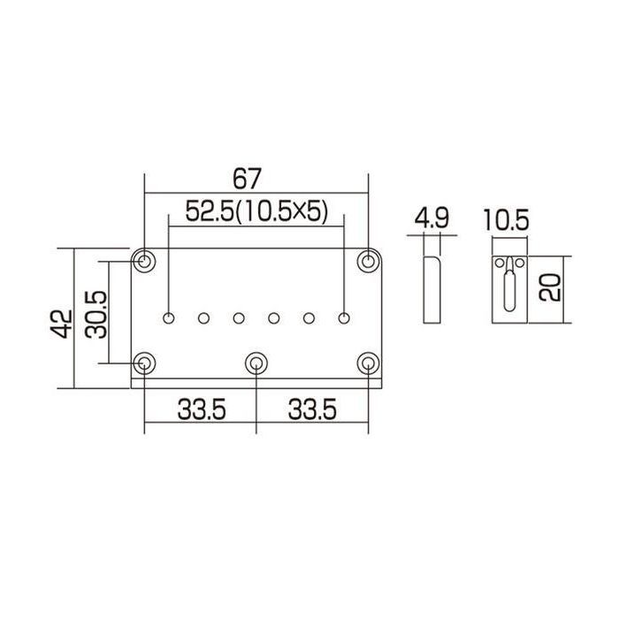 Бридж для гитары Gotoh GTC102 B изображение 2