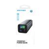 Батарея універсальна Vention 27000mAh 140W 5A PD, QC/3.0, 2xUSB-C, USB-A, LED Display, Gray (FHVH0) зображення 2
