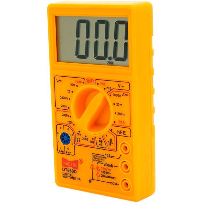 Цифровой мультиметр HAOYUE DT-860D, щупи, Box (HAOYUE DT-860D) изображение 2