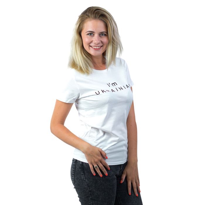 Футболка Sol's Pioneer Women I'am Ukrainian білий M (03579102/138M) изображение 2