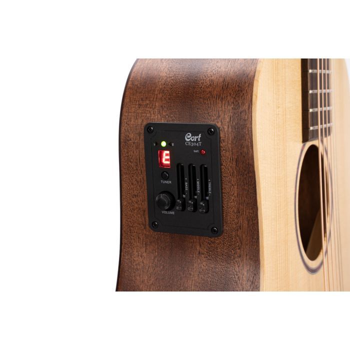 Гітара електроакустична Cort Earth Mini E Adirondack (Open Pore) зображення 4