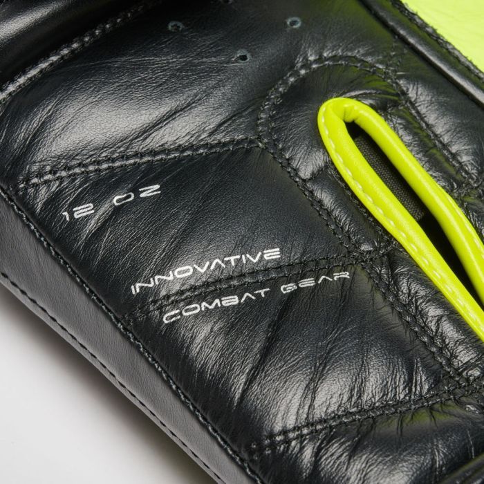 Боксерские перчатки Leone GN110F Revo Fluo Black 12 унцій (GN110F_Black_12oz) изображение 9