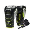 Боксерські рукавички Leone GN110F Revo Fluo Black 14 унцій (GN110F_Black_14oz)