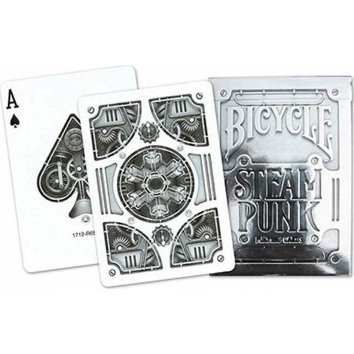 Карты игральные Bicycle Steampunk (silver) (01990) изображение 2