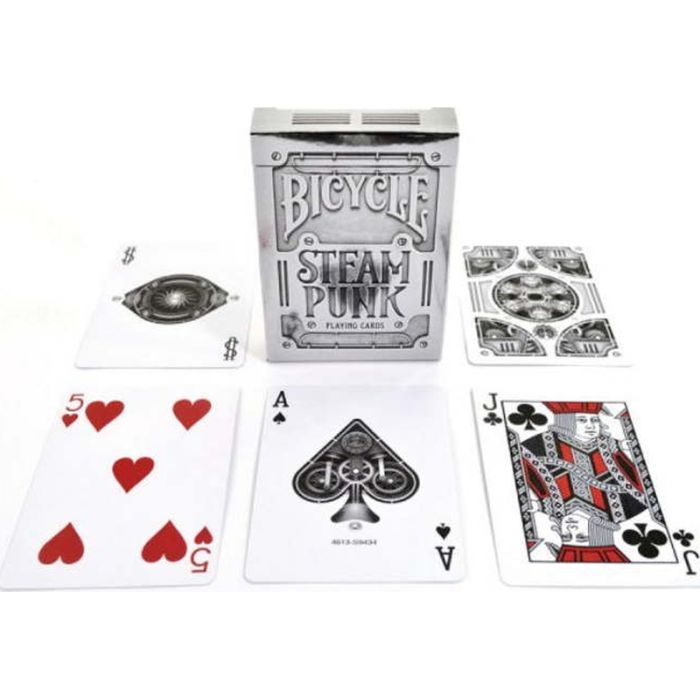 Карты игральные Bicycle Steampunk (silver) (01990) изображение 3