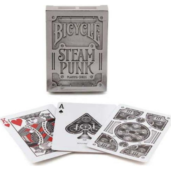 Карты игральные Bicycle Steampunk (silver) (01990) изображение 4