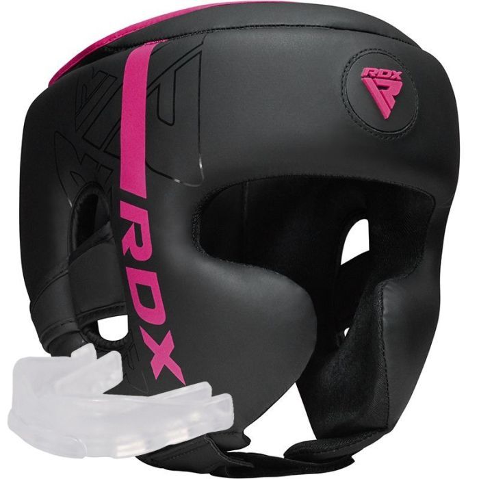 Боксерський шолом RDX F6 KARA Matte Red XL (HGR-F6MR-XL)