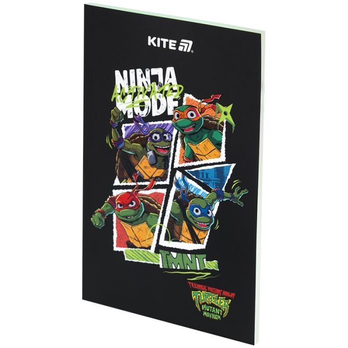 Блокнот Kite А5 Ninja Turtles 2 термобиндер, 64 листа, нелинованный (NT25-193-2) изображение 2