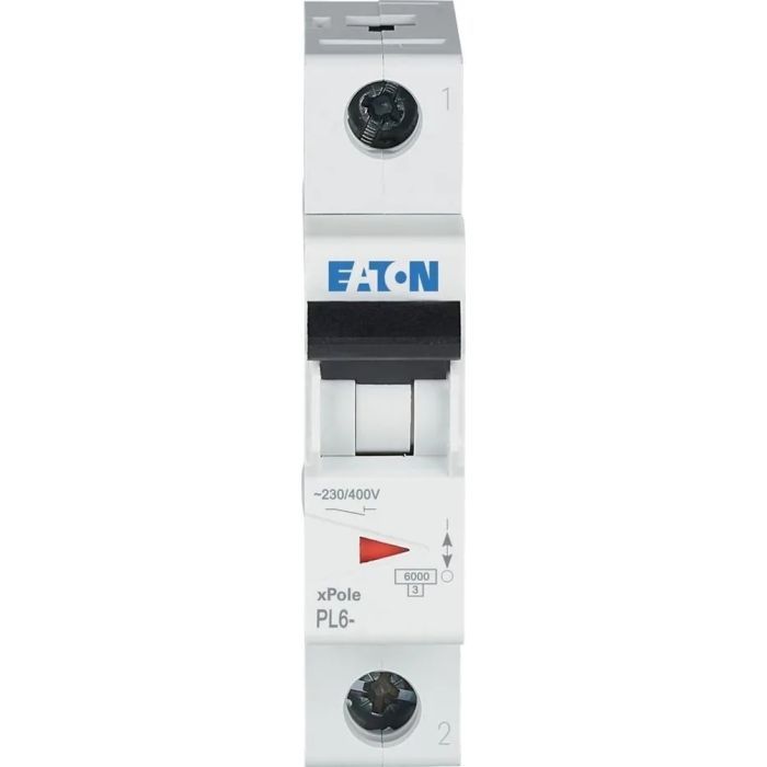 Автоматический выключатель Eaton 1-п. М1 С 20А PL6 6кА изображение 2