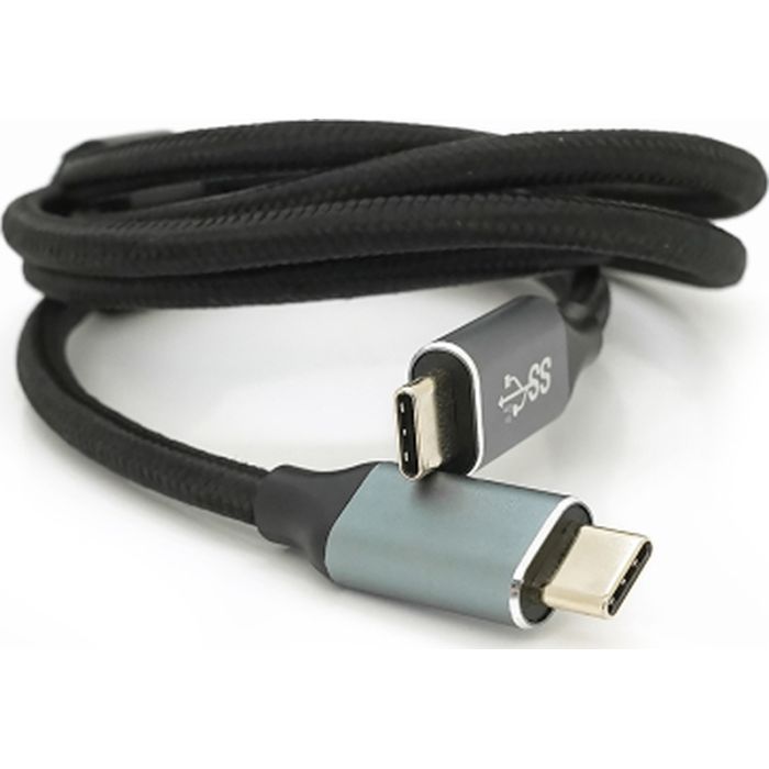 Дата кабель USB-C to USB-C 3.0m USB 3.2 Gen2 100W 10Gbps 4K60Hz black Voltronic (YT-TC-TC-B-3m)