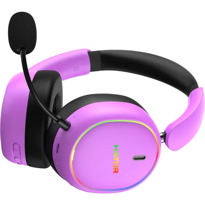 Наушники Hator Phoenix 2 Wireless Hi-Res SyncHUB connection Black (ESH40) изображение 4
