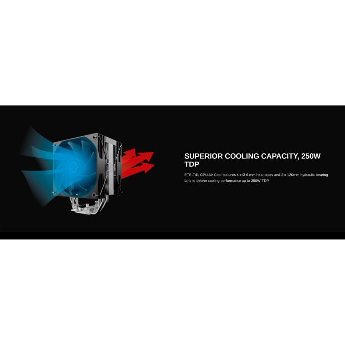 Кулер для процессора Enermax ETS-T41 Silent Edition (ETS-T41) изображение 8