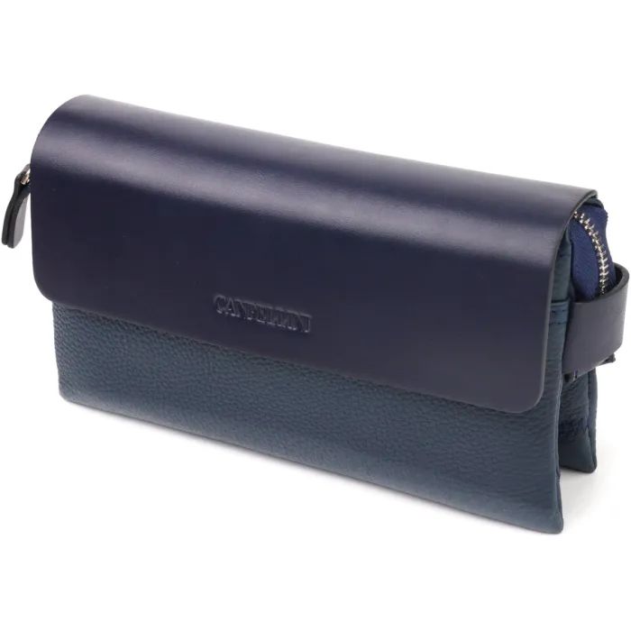 Сумка Canpellini З натуральної шкіри Синя (21565)