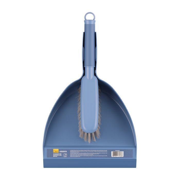 Комплект для уборки Ardesto Solid Совок и щетка Синий (ARHE1306B) изображение 2