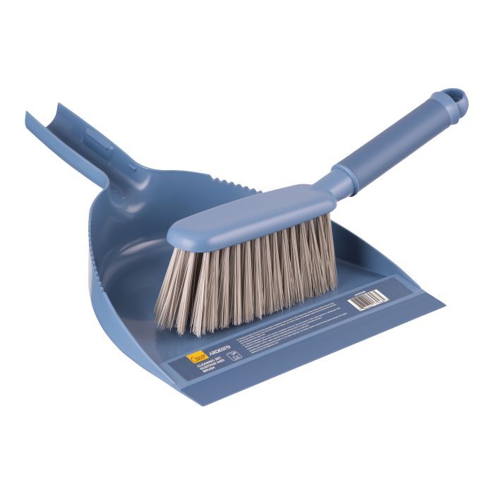 Комплект для уборки Ardesto Solid Совок и щетка Синий (ARHE1306B) изображение 3