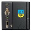 Ручка шариковая Parker IM 17 UKRAINE Black GT BP Трезубец син-желт. + блокнот Parker + подар.упаковка GIFT24 (22032b24_T0016u) изображение 2