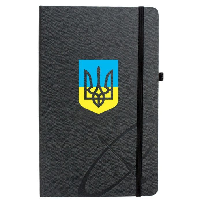 Ручка шариковая Parker IM 17 UKRAINE Black GT BP Трезубец син-желт. + блокнот Parker + подар.упаковка GIFT24 (22032b24_T0016u) изображение 7
