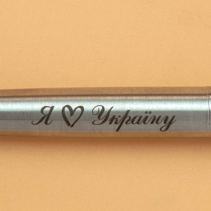Ручка шариковая Parker JOTTER 17 UKRAINE SS CT BP Я люблю Украину (16132_T206b) изображение 2