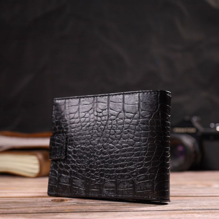 Кошелек Canpellini Из натуральной кожи Черный (21790) изображение 9