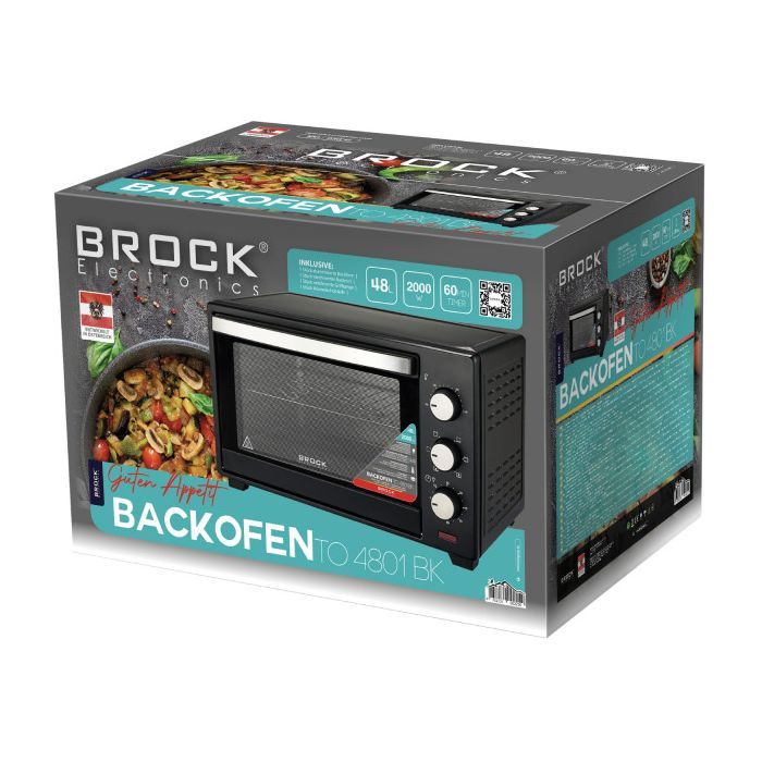 Электропечь Brock TO 4801 BK изображение 2