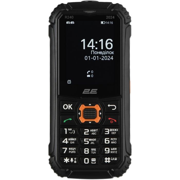 Мобильный телефон 2E R240 2025 Black (694743657623) изображение 2