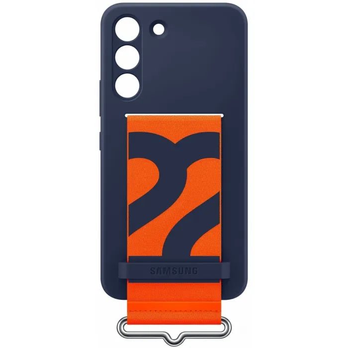 Чехол для мобильного телефона Samsung Silicone with Strap Galaxy S22 Plus Navy (EF-GS906TNEGRU)