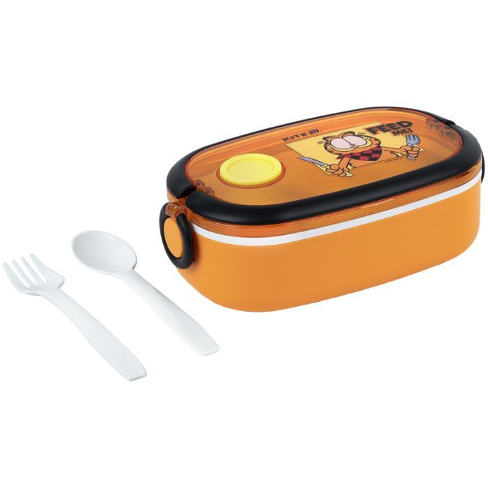 Ланч-бокс детский Kite Garfield , 900 мл, помаранчевий (GF25-1180) изображение 3