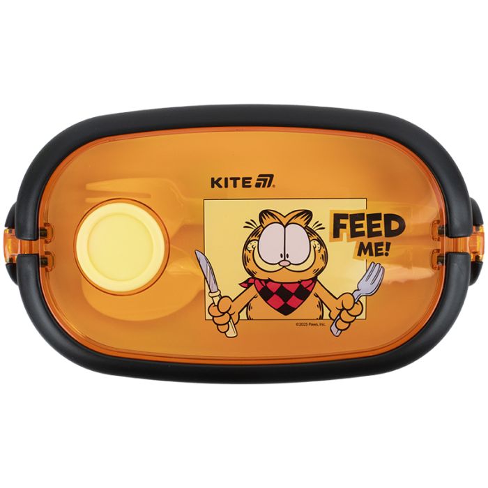 Ланч-бокс дитячий Kite Garfield , 900 мл, помаранчевий (GF25-1180) зображення 7
